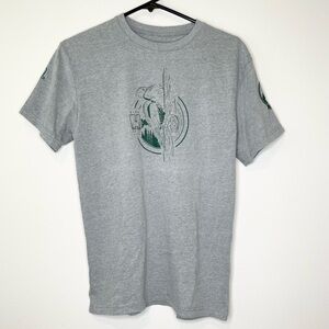 Mount inspiration men’s tee light grey birdwatching size M